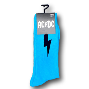 3/$20 AC/DC Retro Funny Novelty Crew Socks - NWT